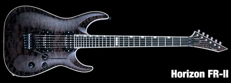 ESP Horizon FR II See Thru Black E-Gitarre Finale Aktion