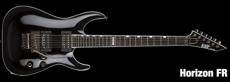 ESP Horizon FR Black E-Gitarre Ausverkauf