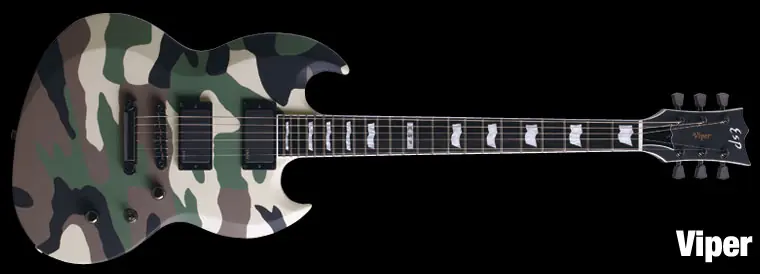 Top-Seller ESP Viper Camo E-Gitarre