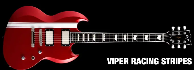 Sonderaktion ESP Viper Racing Stripe CAR E-Gitarre