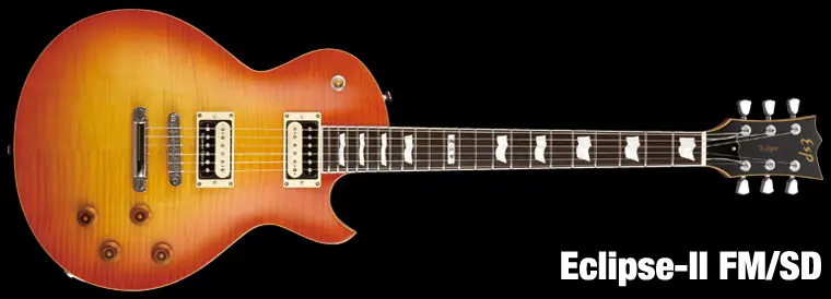 Geprüft ESP Eclipse II FM SD VHB E-Gitarre