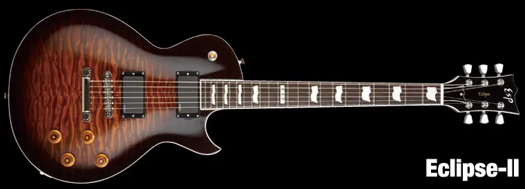 ESP Eclipse II Dark Brown Sunburst E-Gitarre Ausverkauf