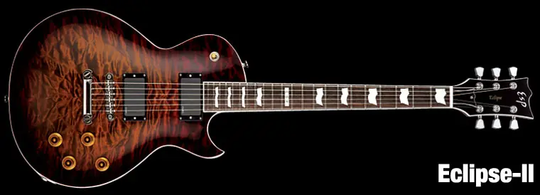 Letzte Chance ESP Eclipse II Amber Cherry Sunburst E-Gitarre
