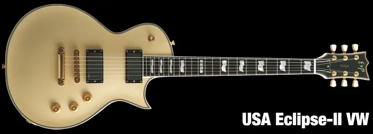 Preis Gesenkt ESP Eclipse II USA Vintage White E-Gitarre