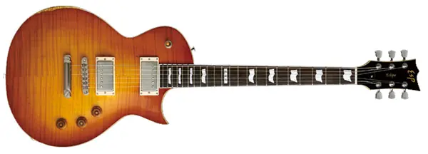 ESP Eclipse II USA Distressed AHB E-Gitarre Kostenloser Versand