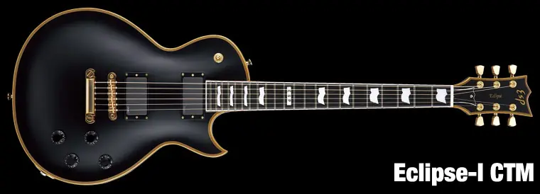 ESP Eclipse I CTM Vintage Black E-Gitarre Solange Der Vorrat Reicht