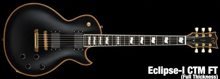ESP Eclipse I CTM FT Vintage Black E-Gitarre Highlight