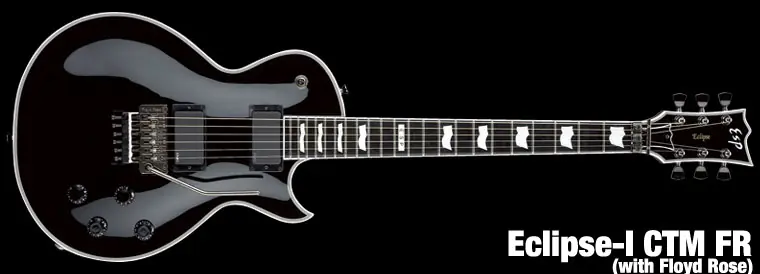 ESP Eclipse I CTM Floyd Rose Black E-Gitarre Garantierte Lieferung