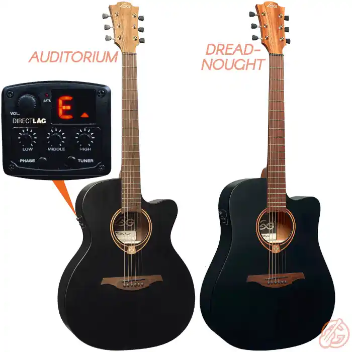 LÂG Tramontane Akustik-Gitarre T70CE-BLS | schwarz |Preamp Sale