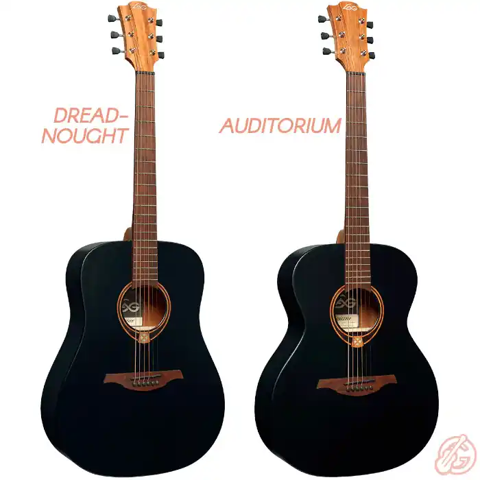 LÂG Tramontane Akustik-Gitarre T70-BLS | Schwarz, ohne Tonabnehmer Nur Für Kurze Zeit