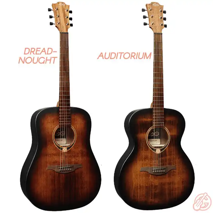 LÂG Tramontane Akustik-Gitarre T70-B&B | Black&Brown, ohne Tonabnehmer Sonderangebot