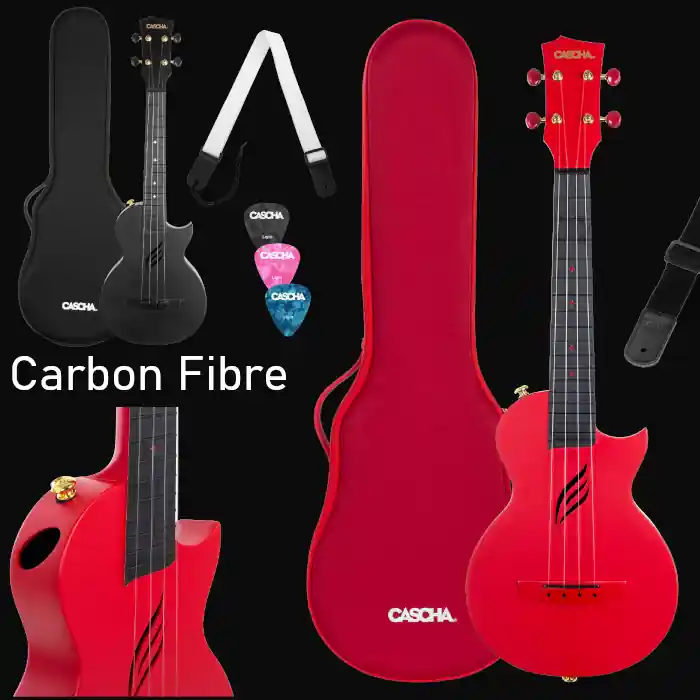 Cascha Carbon Fibre Ukulele Direkt Vom Hersteller
