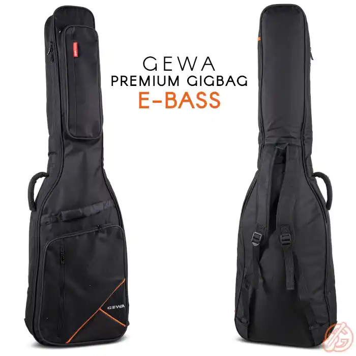 GEWA Premium GigBag für E-Bass | 20mm Polsterung Kostenloser Rückversand