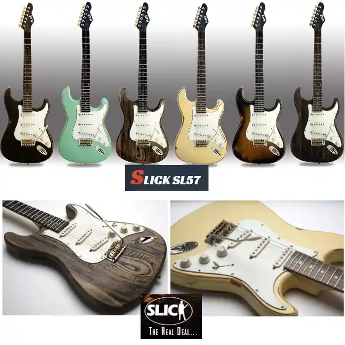 Slick SL57 E-Gitarre Garantierte Lieferung