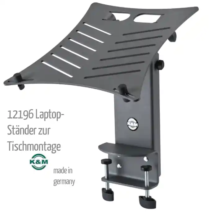 Schneller Versand K&M Laptop-Ständer 12196 | Tischmontage