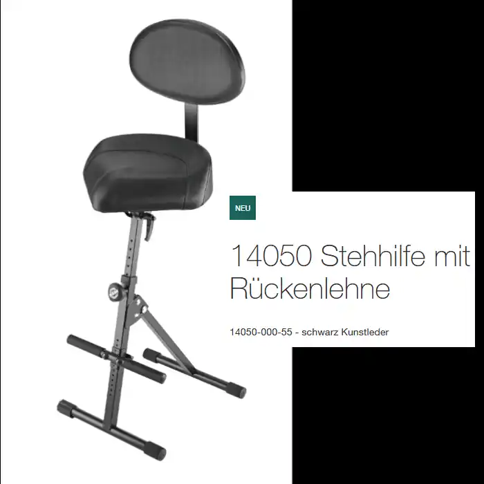 K&M 14050 Stehhilfe mit Rückenlehne Preis Gesenkt