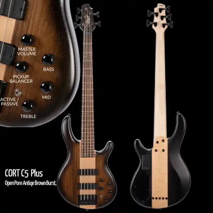 CORT C5 Plus OVMH E-Bass | 5-Saiter Preisreduziert