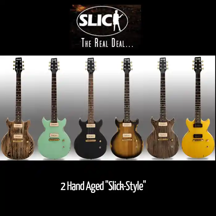 Kostenfreie Lieferung Slick SL 60 aged E-Gitarre