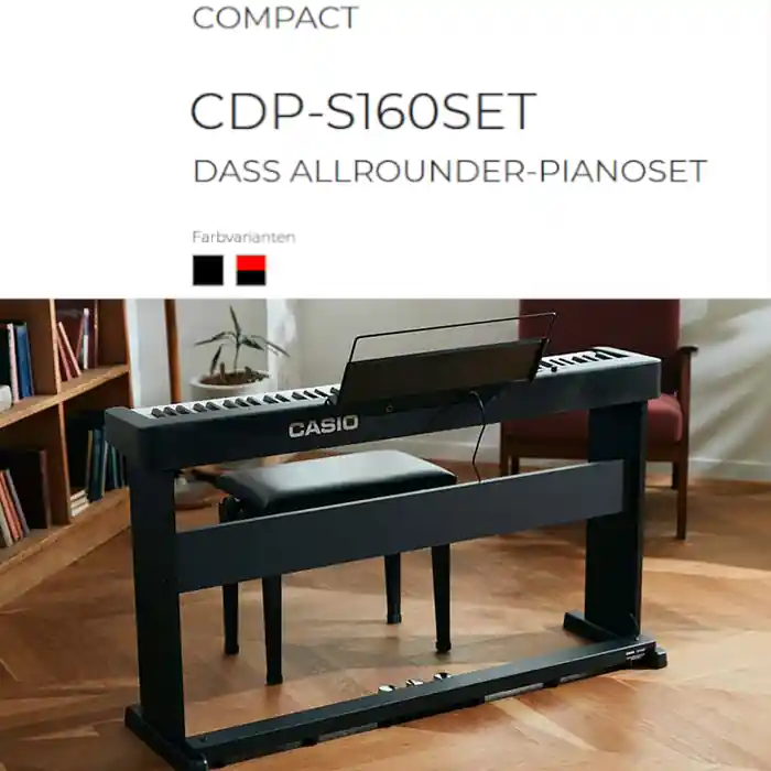 Casio CDP-S160 Piano-SET Echt