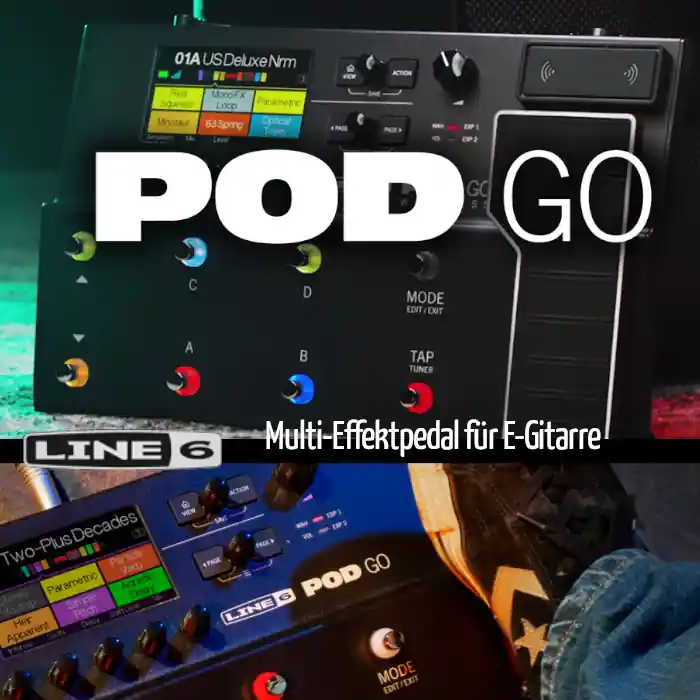 Sonderaktion Line6 Pod Go Multi-Effektpedal