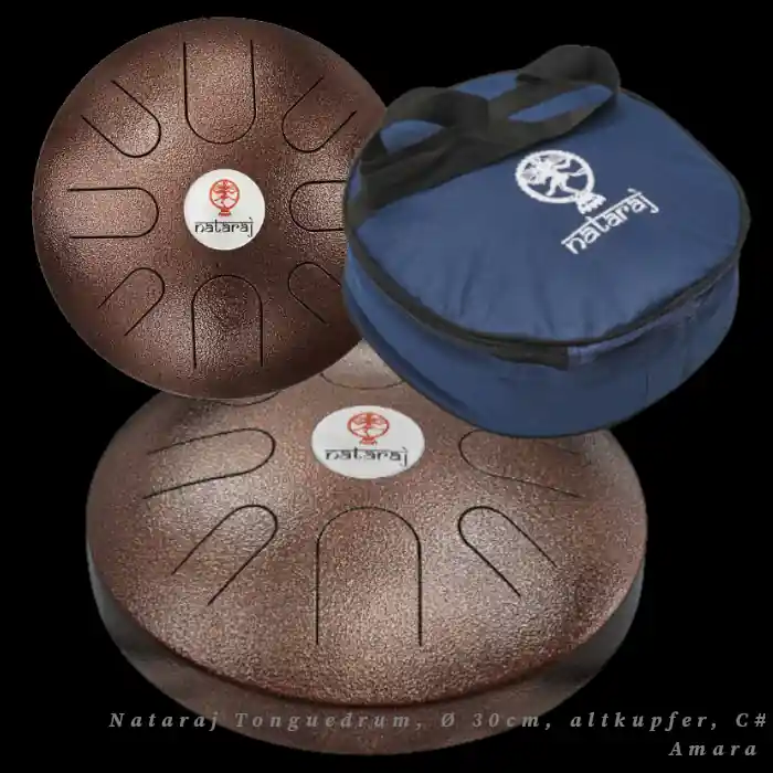 Kostenloser Rückversand Nataraj Tonguedrum, Ø 30cm, altkupfer, C# Amara
