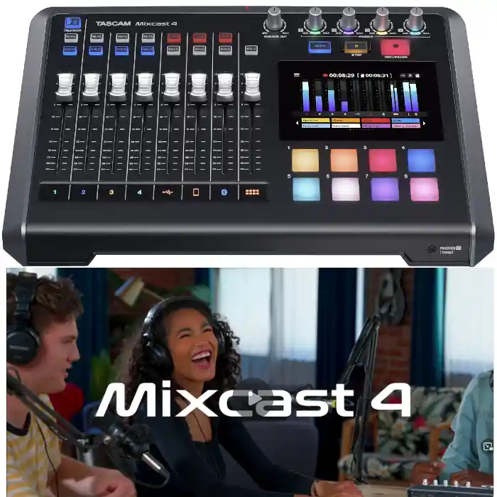 Gratis Versand Tascam Mixcast 4 Podcast Recording Console