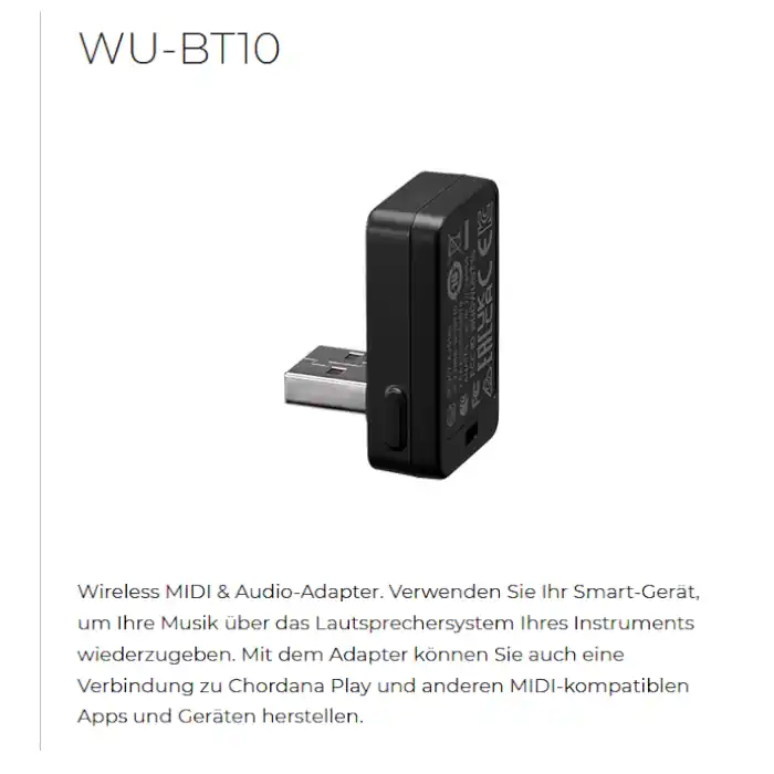 Preiswert Casio WU-BT10 Bluetooth MIDI & Audio Adapter