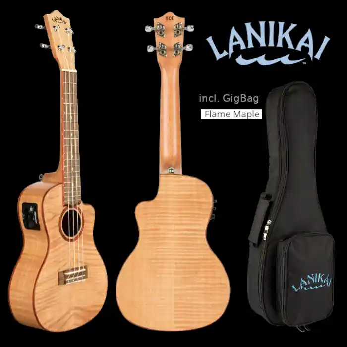 Neue Ware LANIKAI Flame Maple Series Ukulele | versch. Größen