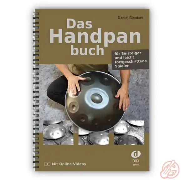 Online Kaufen Dux ‚DAS HANDPANBUCH‘ Lehrbuch für Einsteiger | mit Online-Inhalten