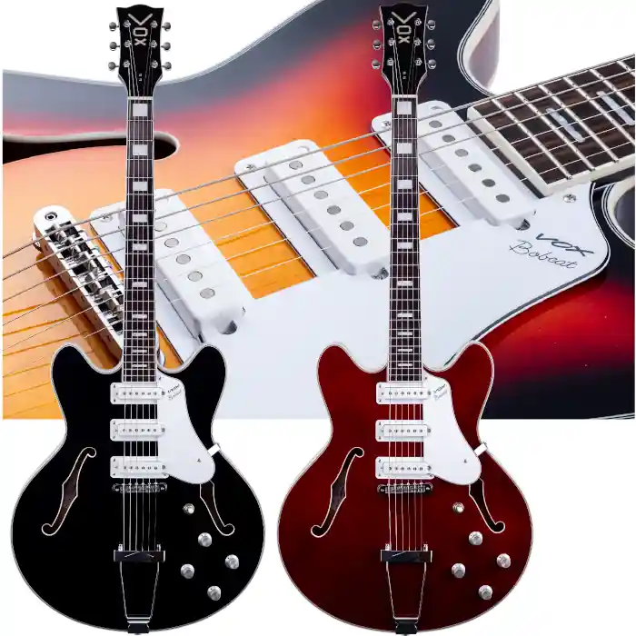 Billig VOX E-Gitarre | halbakustisch | Bobcat S66