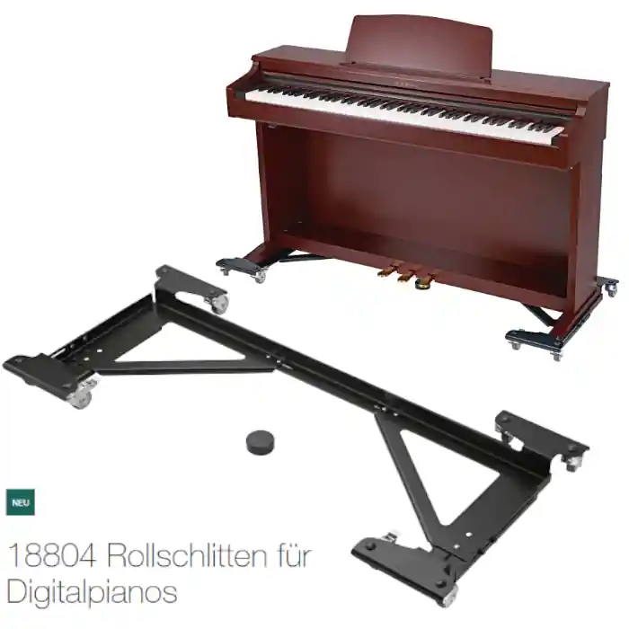 Günstig K&M 18804 Rollschlitten für Digitalpianos