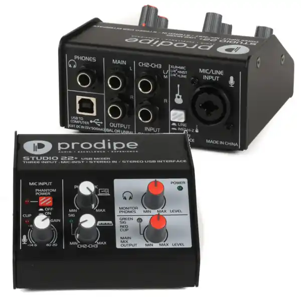 Meistverkauft PRODIPE Audio USB Interface Studio 22 +