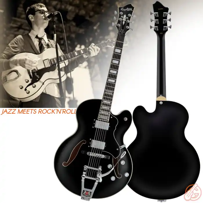 Preisknaller HAGSTROM Tremar HJ500 E-Gitarre | Archtop Vollresonanz