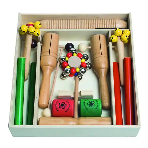 Markenprodukt ROHEMA ‚Kleines Orff Set 4‘ | Für 13 Kinder (bunt)