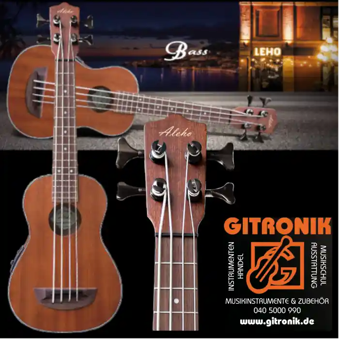 ALEHO Bass-Ukulele | mit TA Kostenloser Versand