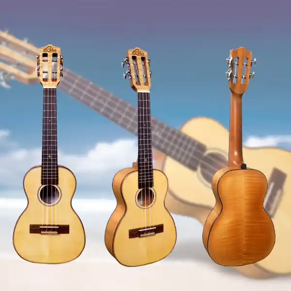 Leho LHUC-FF Concert-Ukulele | Ahorndecke massiv Rabatt