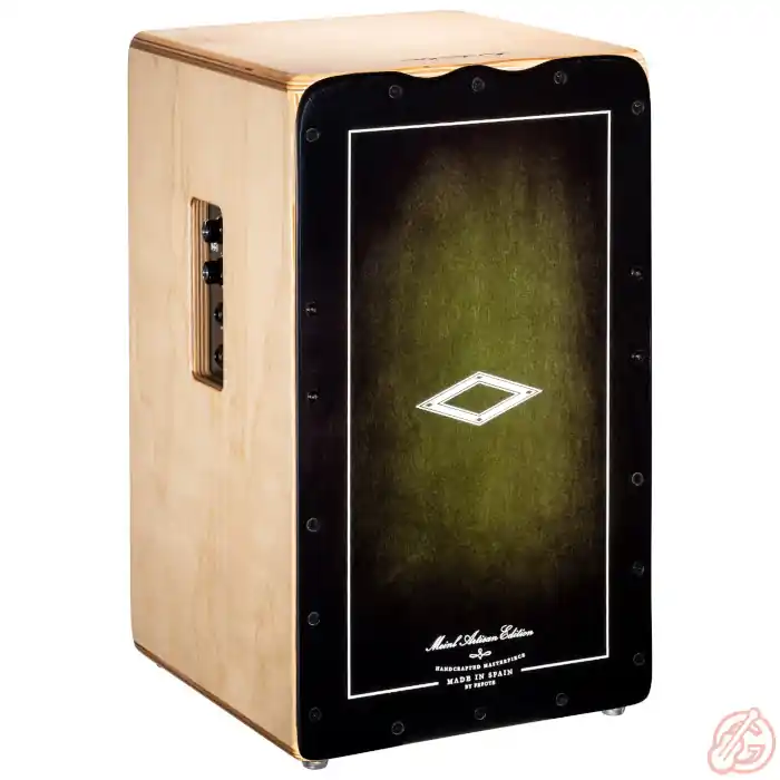 Versand Am Gleichen Tag Meinl Artisan Solea Pickup Cajon Dark Olive Burst