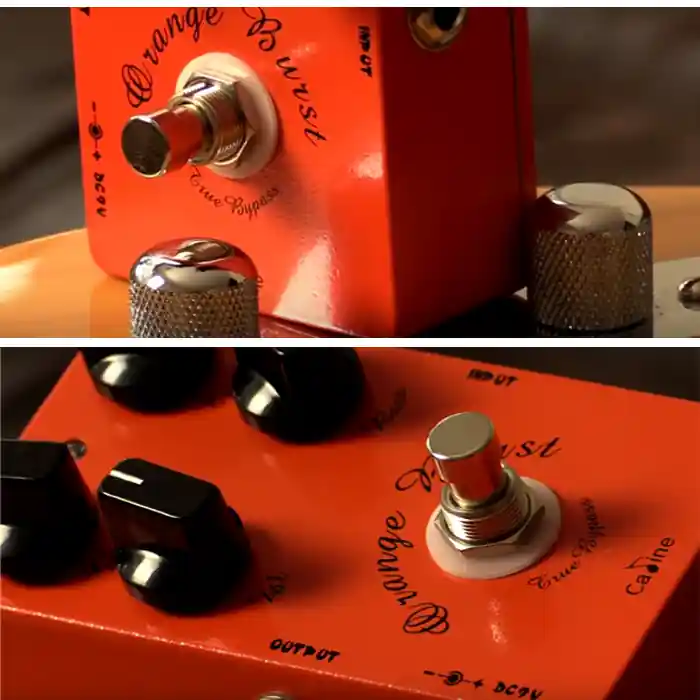 Caline CP-18 Orange Burst Overdrive Effekt Kostenfreie Lieferung
