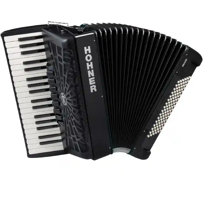 HOHNER Akkordeon, Bravo III 96, weiß, silent key Neu Im Sortiment