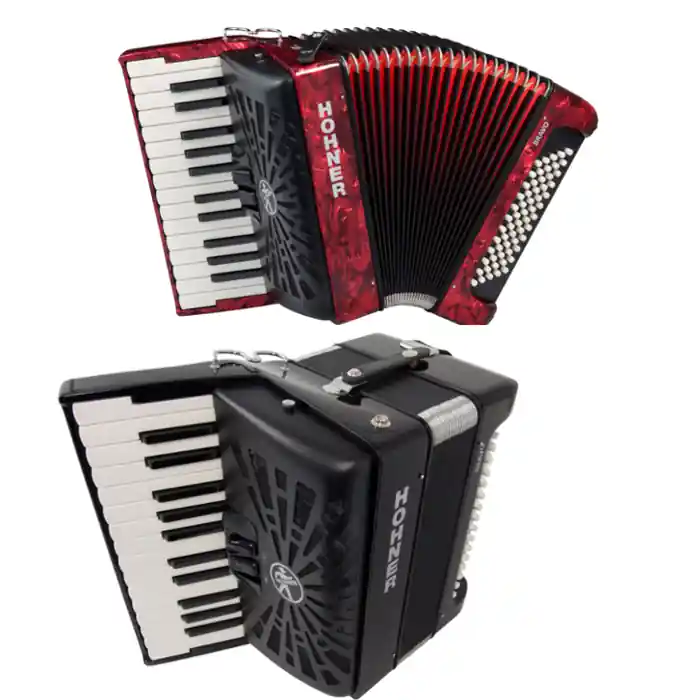 Kostenloser Rückversand Hohner Bravo II 60 Design II Akkordeon silent key