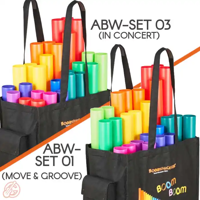 Schnäppchen BOOMWHACKERS® School Set ABW-Set01/Set03 | inkl. Caps & Tasche