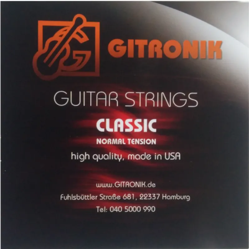 Direkt Vom Hersteller Saitenset Gitronik Premium Classic medium | Für Konzertgitarre