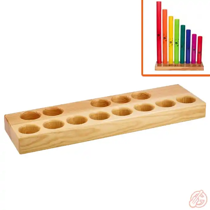 Finale Aktion BOOMWHACKERS® Ständer ABW563 | Holz, für bis zu 13 Röhren