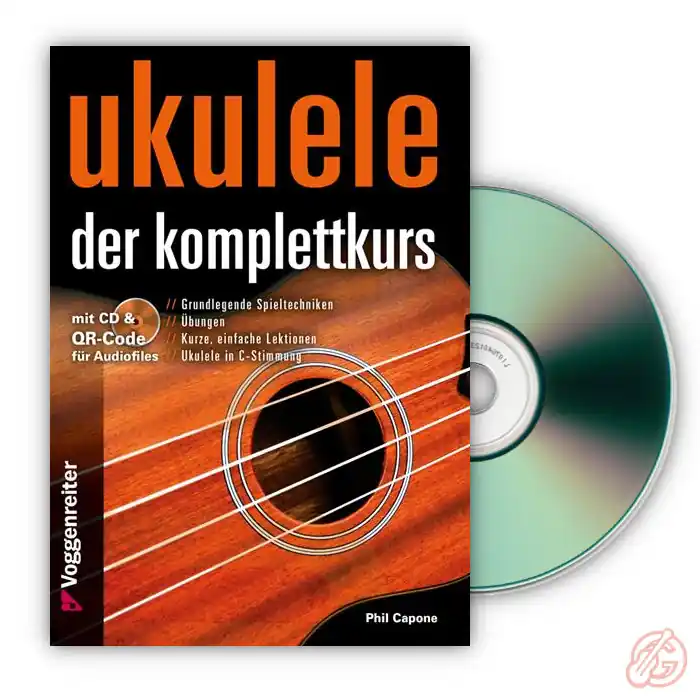 Voggenreiter ‚UKULELE – DER KOMPLETTKURS‘ | Lehrbuch, inkl. CD Direktkauf