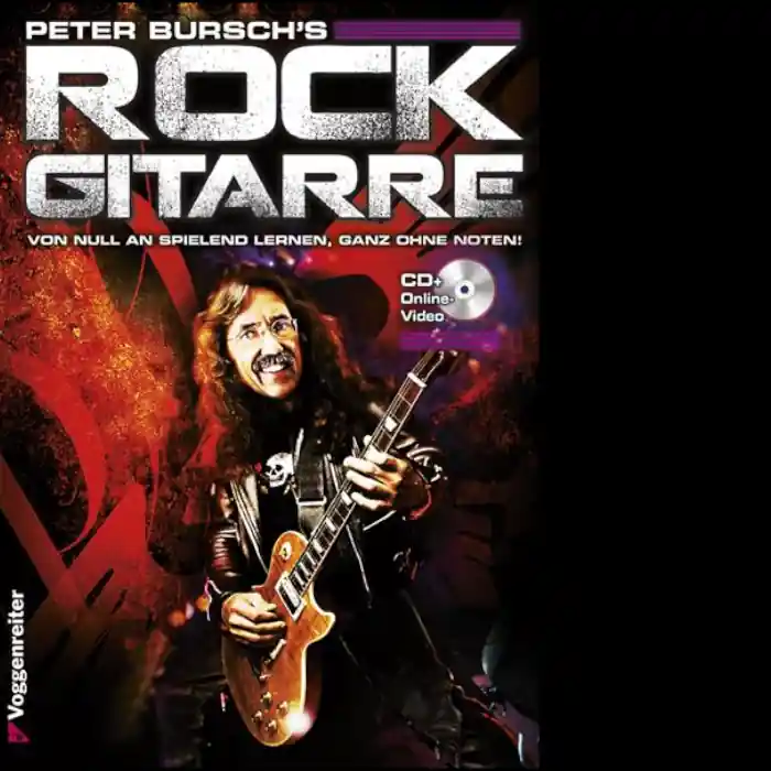 Peter Bursch’s ‚ROCK GITARRE‘ Lehrbuch | inkl. CD & Online-Video Preisreduziert