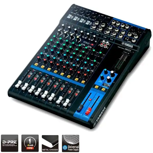 Wochenendangebot YAMAHA MG12 Mixer | 12 Kanäle
