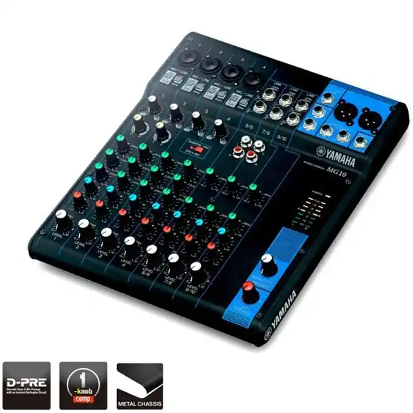 Wochenendangebot YAMAHA MG10 Mixer | 10 Kanäle