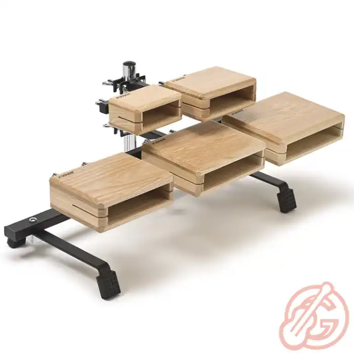 Bestpreis SONOR Tempelblock Set TT5 Esche | inkl. Tischstativ