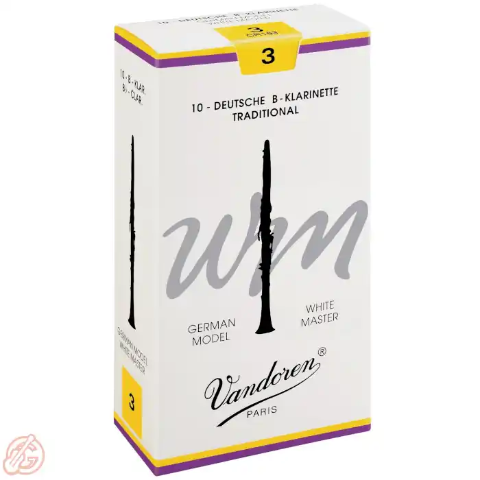 Abverkauf VANDOREN White Master Klarinetten Blatt 10er Set | Bb-Klarinette, Deutsch