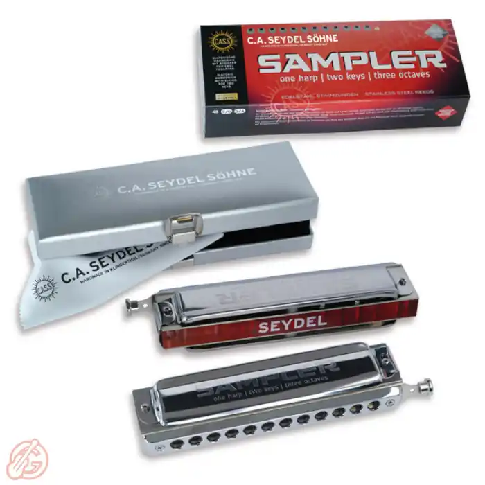 C. A. SEYDEL Sampler C/G Mundharmonika 24480 | Harp mit 2 Tonarten Mega-Angebot